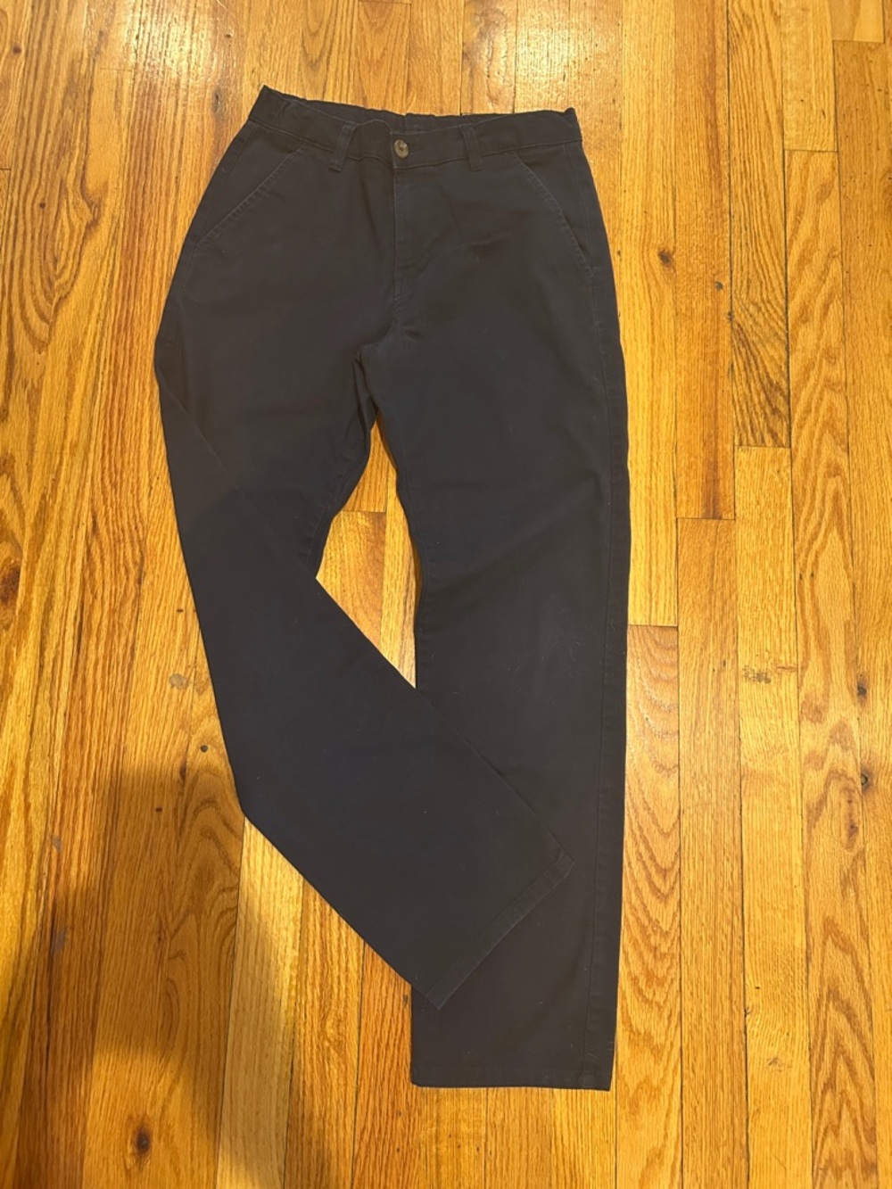 Kids Izod Size 16 Classic Straight-Leg Pants in navy blue